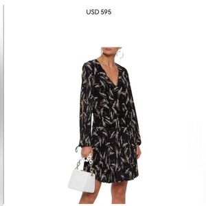 A.L.C. Tropical dress silk de chene